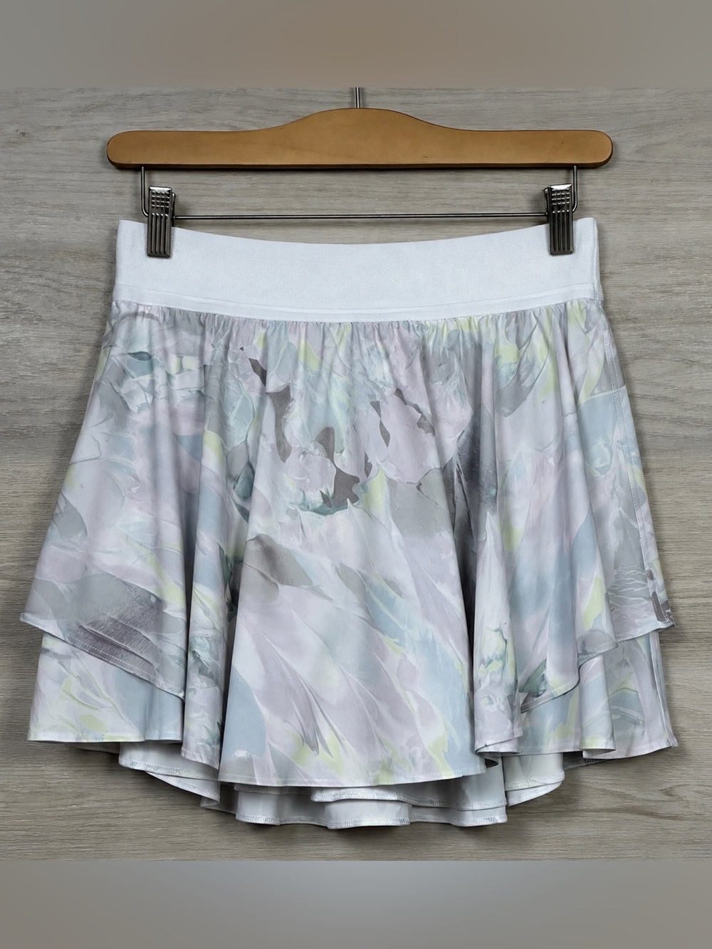 ✅ lululemon athletica Court RIVAL HR M Pastel Skort with elastic Waistband sz 6